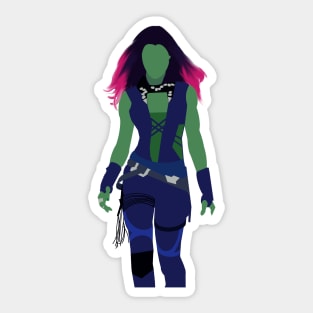 Zoe Saldana Guardians Character Art Sticker